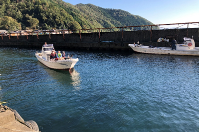琵琶湖（菅浦・竹生島）を巡る漁船ボートクルーズ